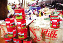 Lutte contre la contrefaçon : 4360 boîtes de lait avarié saisies