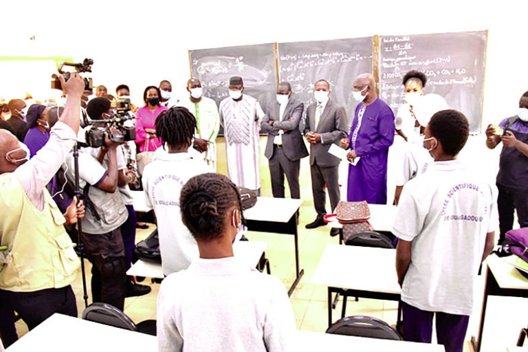 Lycée scientifique national de Ouagadougou : La Banque mondiale satisfaite  des réalisations