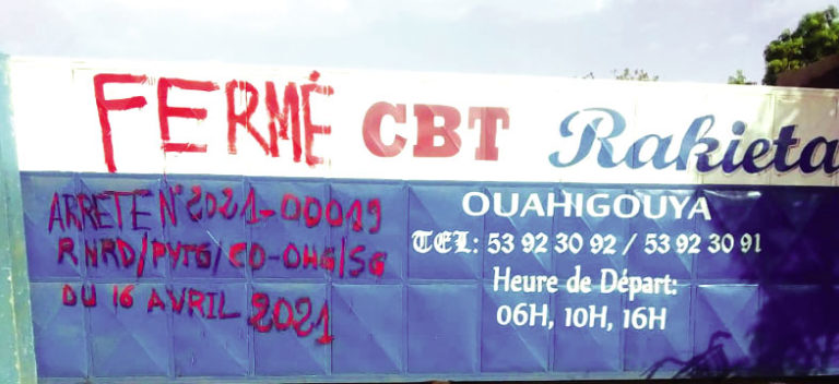 Gare « Rakièta » de Ouahigouya : Fermée pour non-paiement  des « droits de sortie »