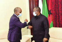 Coopération Burkina – Guinée-Bissau : le ministre Alpha Barry reçu par le président Umaro Sissoko Embalo