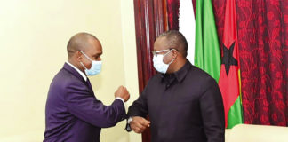 Coopération Burkina – Guinée-Bissau : le ministre Alpha Barry reçu par le président Umaro Sissoko Embalo