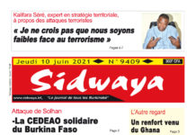 Une du 10-06-2021