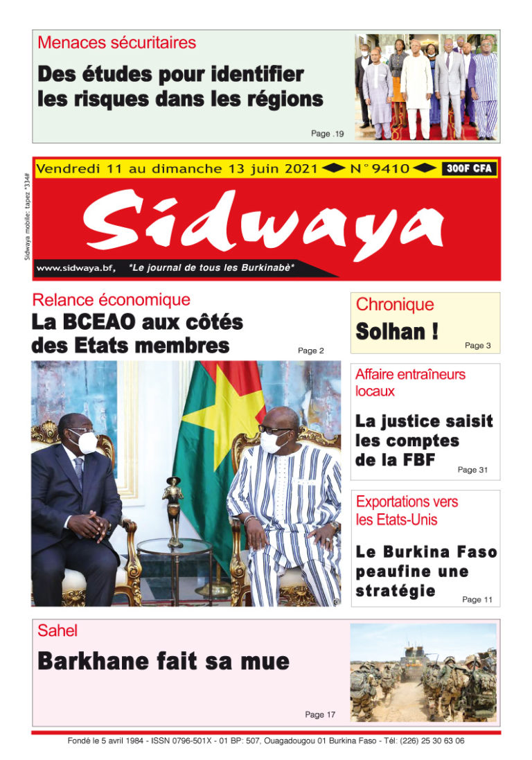 Une du 11-06-2021