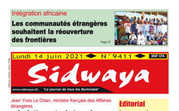 Une Sidwaya du 14-06-2021