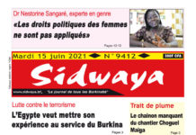 Une Sidwaya du 15-06-2021