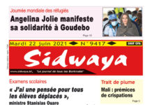 Une Sidwaya du 22-06-2021