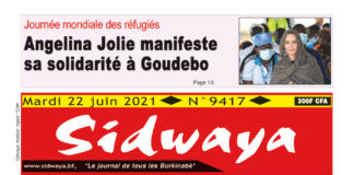 Une Sidwaya du 22-06-2021