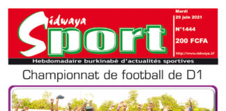 Une Sidwaya Sport du 29-06-2021