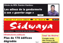 Une Sidwaya du 17-06-2021