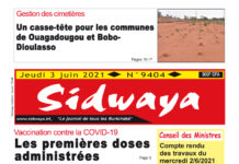 Une du 03-06-2021