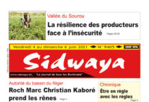 Une Sidwaya du 04 au 06-06-2021