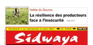Une Sidwaya du 04 au 06-06-2021