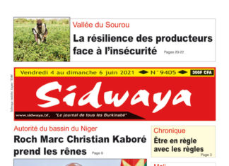 Une Sidwaya du 04 au 06-06-2021