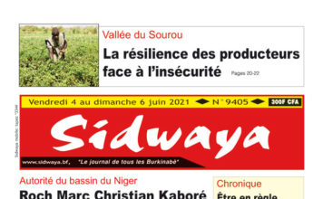 Une Sidwaya du 04 au 06-06-2021
