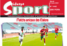 Une Sidwaya Sport du 15-06-2021