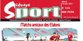 Une Sidwaya Sport du 15-06-2021