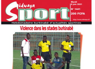 Une Sidwaya Sport du 08-06-2021