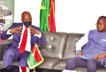 Zone de libre-échange continental africaine : le ministre Harouna Kaboré échange avec le SG de la ZLECAf