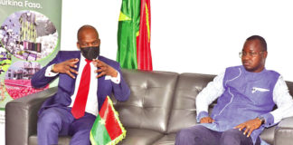 Zone de libre-échange continental africaine : le ministre Harouna Kaboré échange avec le SG de la ZLECAf