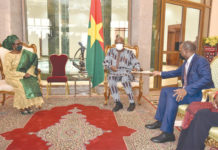 Présidence du Faso : Six ambassadeurs présentent leurs lettres de créance