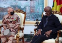 Force Barkhane au Sahel: Le général Marc Conruyt fait ses adieux au président du Faso