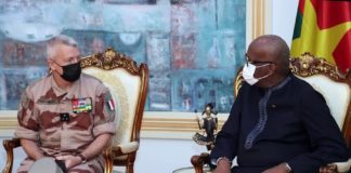 Force Barkhane au Sahel: Le général Marc Conruyt fait ses adieux au président du Faso