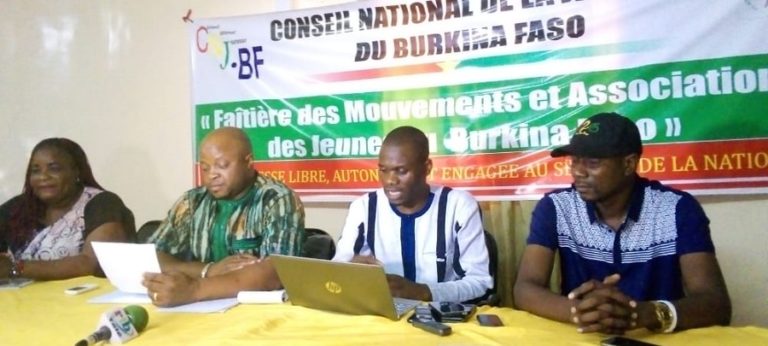 Situation sécuritaire : le Conseil national de la jeunesse appelle à l’union sacrée