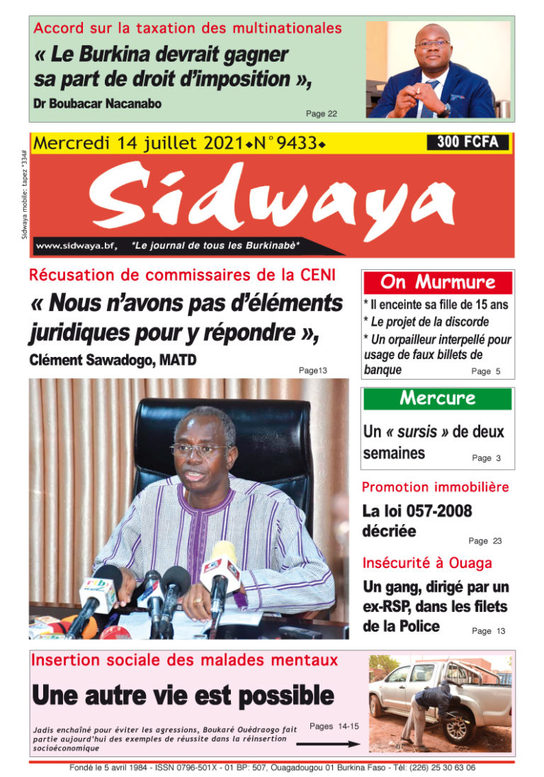 Une du 14-07-2021