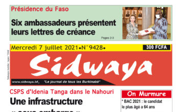 Une du 7-7-2021
