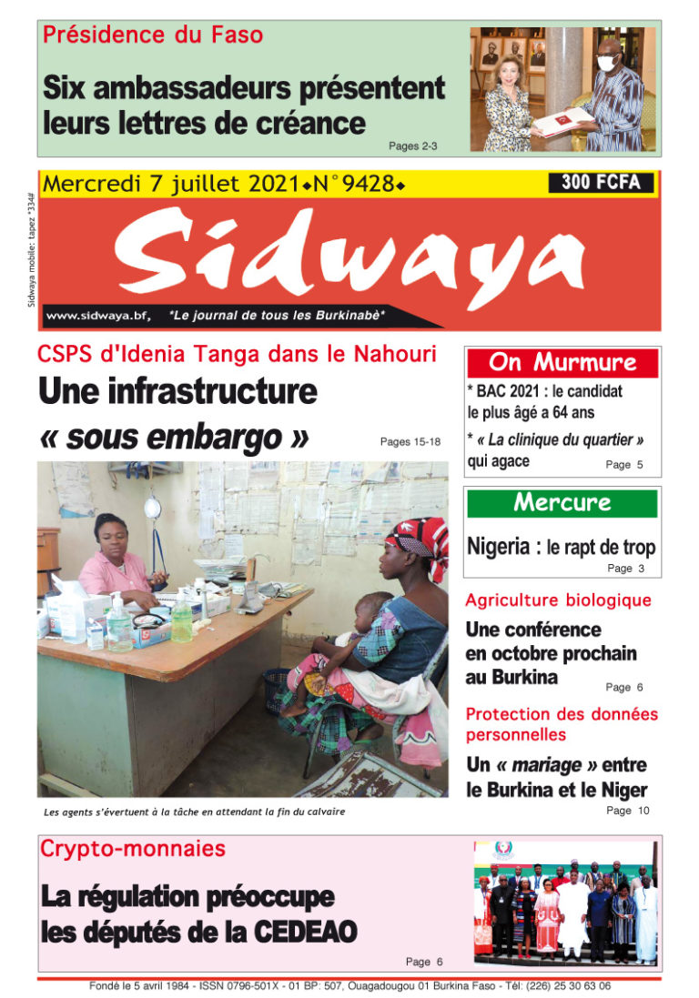 Une du 7-7-2021