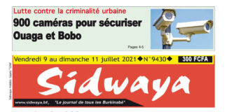 Une Sidwaya du 09 au 11-07-2021