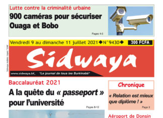 Une Sidwaya du 09 au 11-07-2021