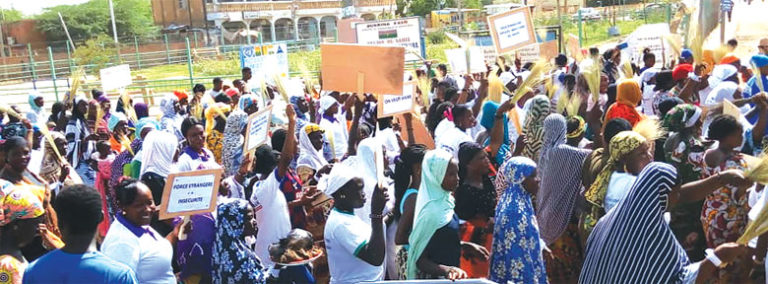 Situation sécuritaire : Des femmes du Sahel dans la rue