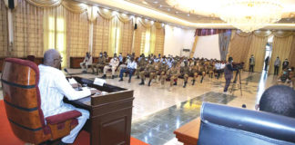 Lutte contre le terrorisme : Le président du Faso à l’écoute des personnels des armées