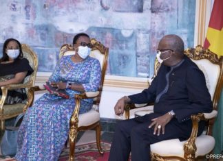 BOAD: La Chef de la mission résidente, Reine Broohm-Ayeva, en fin de mission