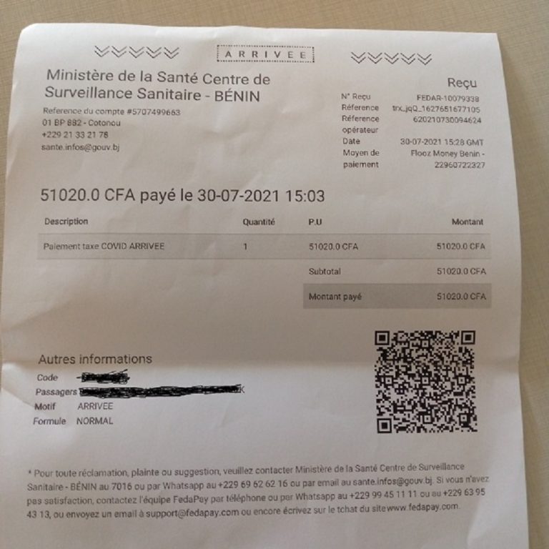 Test de covid-19 dans l’UEMOA : L’exception béninoise