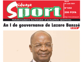 Une Sidwaya Sport du 24-08-2021