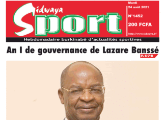 Une Sidwaya Sport du 24-08-2021