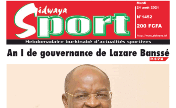 Une Sidwaya Sport du 24-08-2021