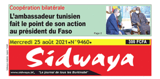 Une Sidwaya du 25-08-2021