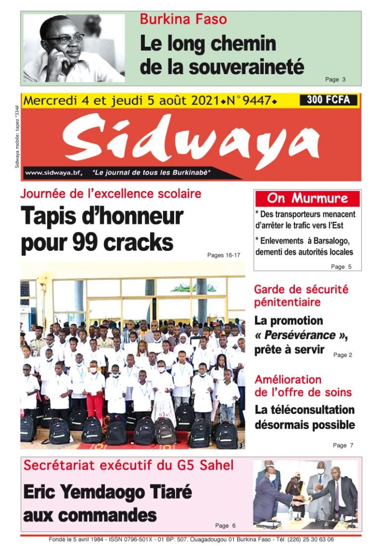 Une du 4-08-2021