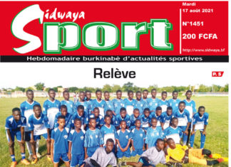 Une Sidwaya Sport du 17-08-2021