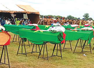 Attaque à Markoye : Les 15 soldats tombés inhumés à Dori