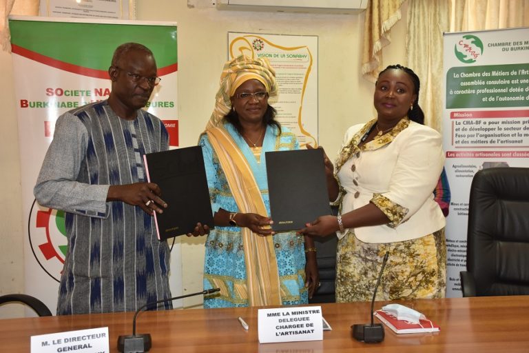 Convention SONABHY/CMA-BF: Un tandem pour booster le secteur de l’artisanat.