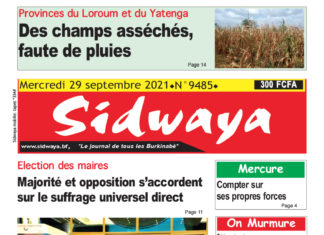 Une du 29/09/2021