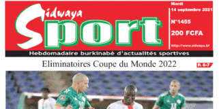 Une Sidwaya Sport du 14-09-2021