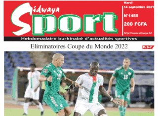 Une Sidwaya Sport du 14-09-2021