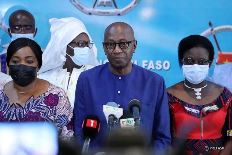  FESPACO 2021: Les ministres de la culture africains chez le  président du Faso