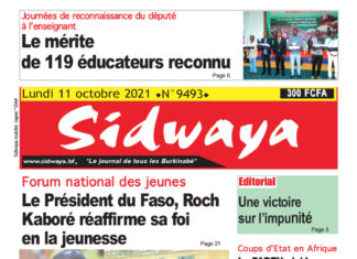 Une du 11/10/2021