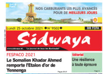 Une du 25/10/2021